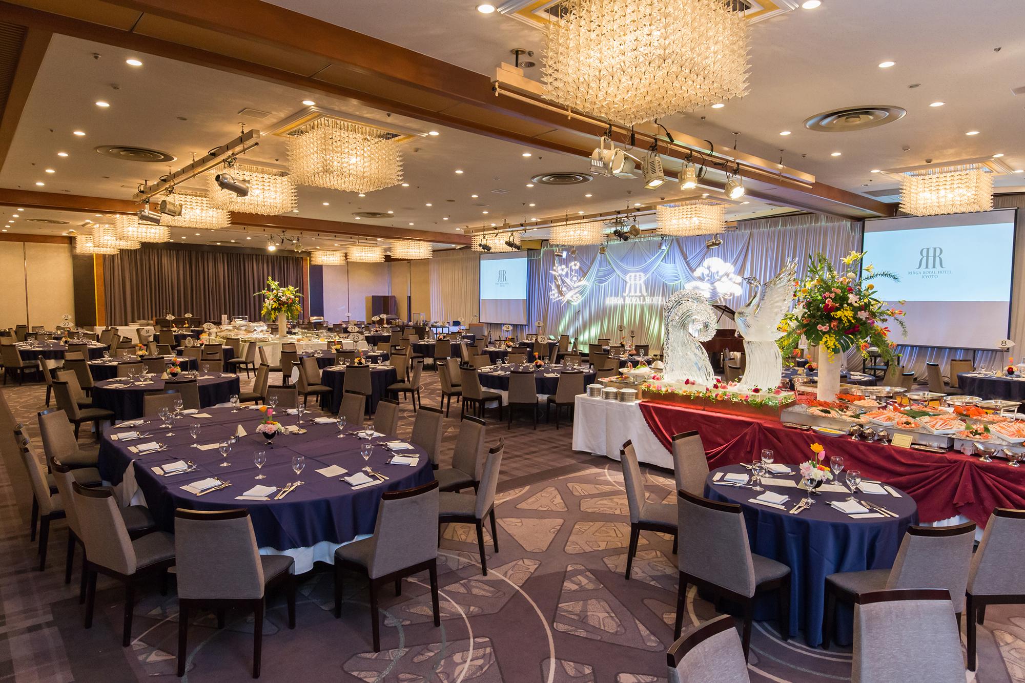 Rihga Royal Hotel Kyōto Esterno foto The ballroom at the hotel